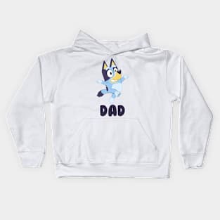 New Design Bluey Dad Kids Hoodie